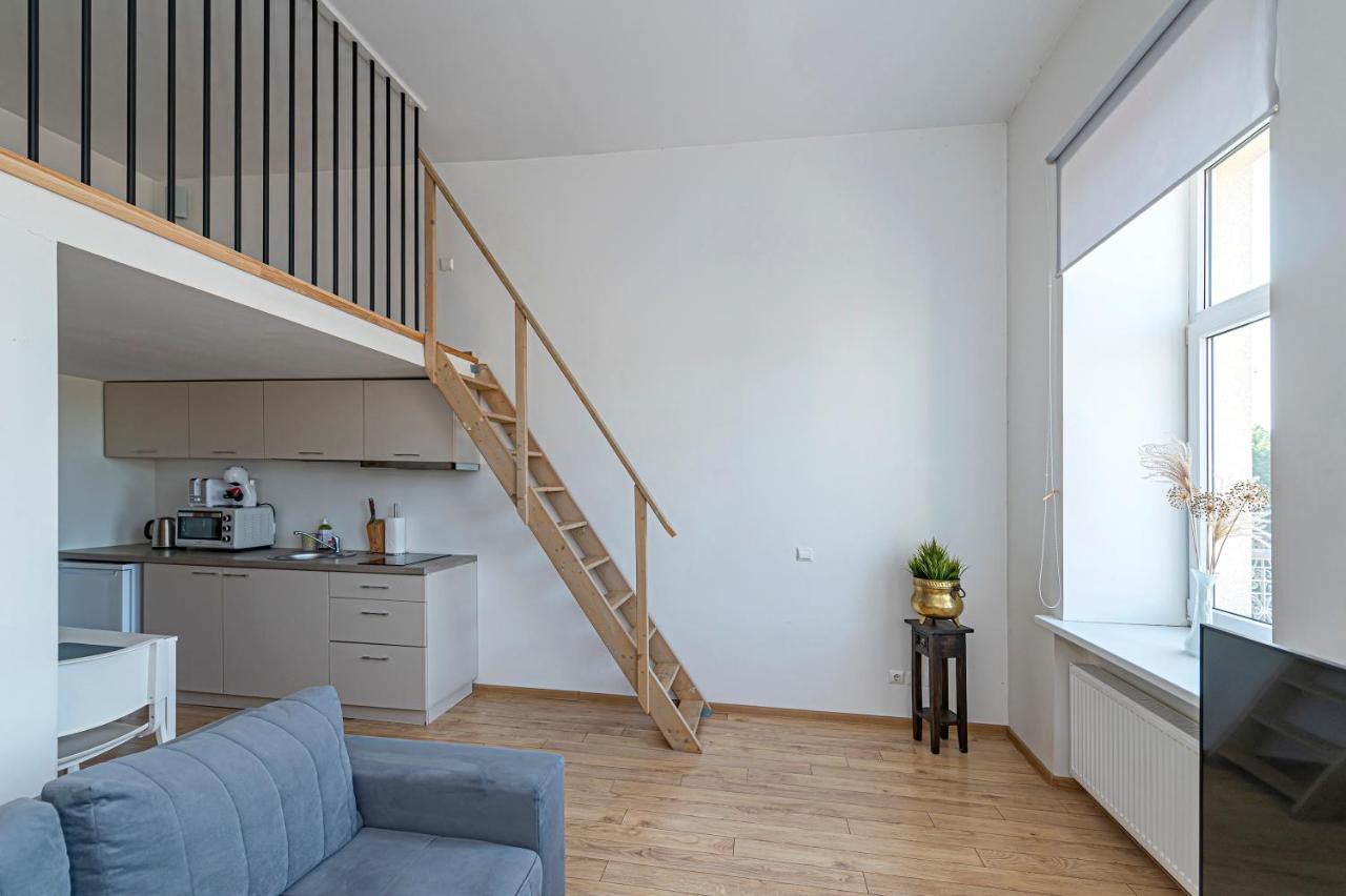 New Town Loft Apartment With Air Conditioning By Polo Apartments Kaunas Exteriör bild